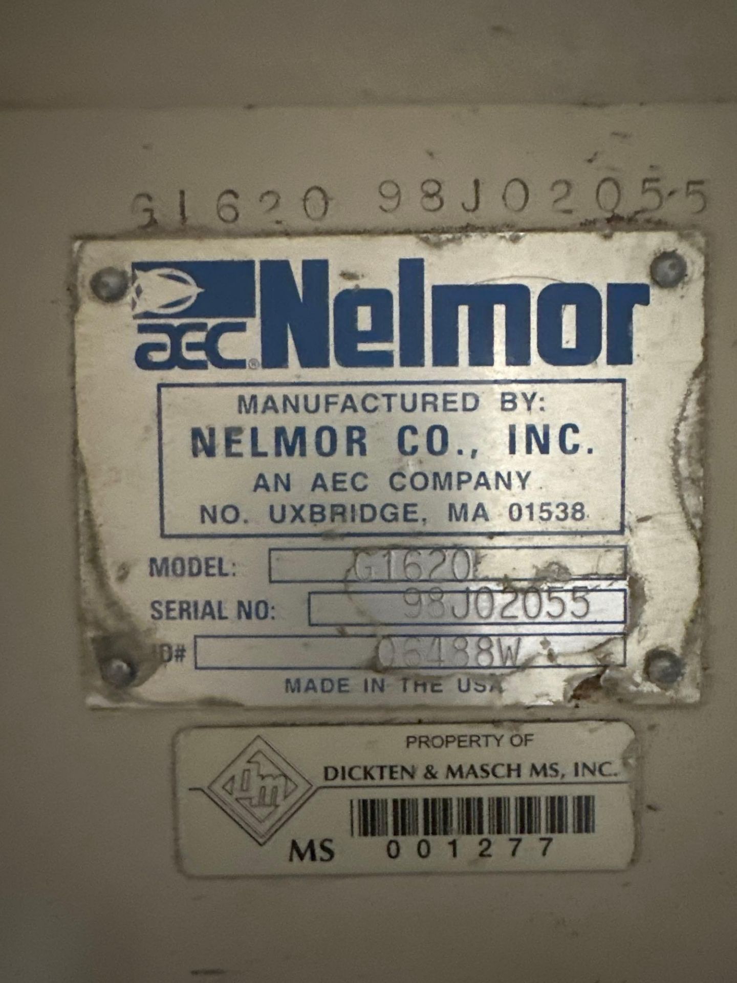 Nelmor G1620 Granulator, s/n 98J02055 - Image 6 of 6