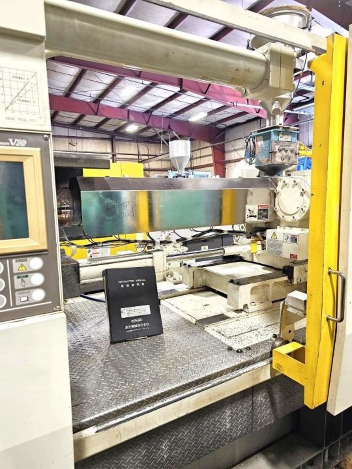 390 Ton Toshiba ISGS390V10-19B Injection Molding Machine, 41oz. Shot Size, 2002 - Image 4 of 8