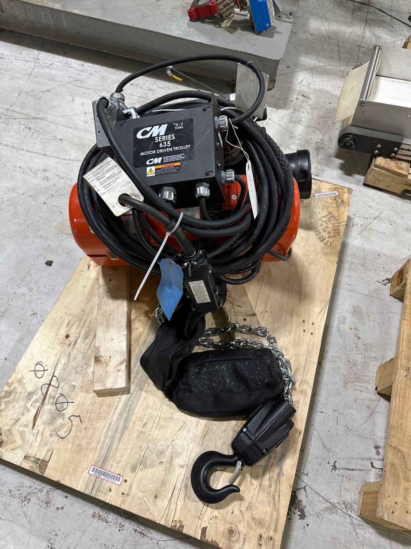 2 Ton CM Series Electric Hoist and Trolley