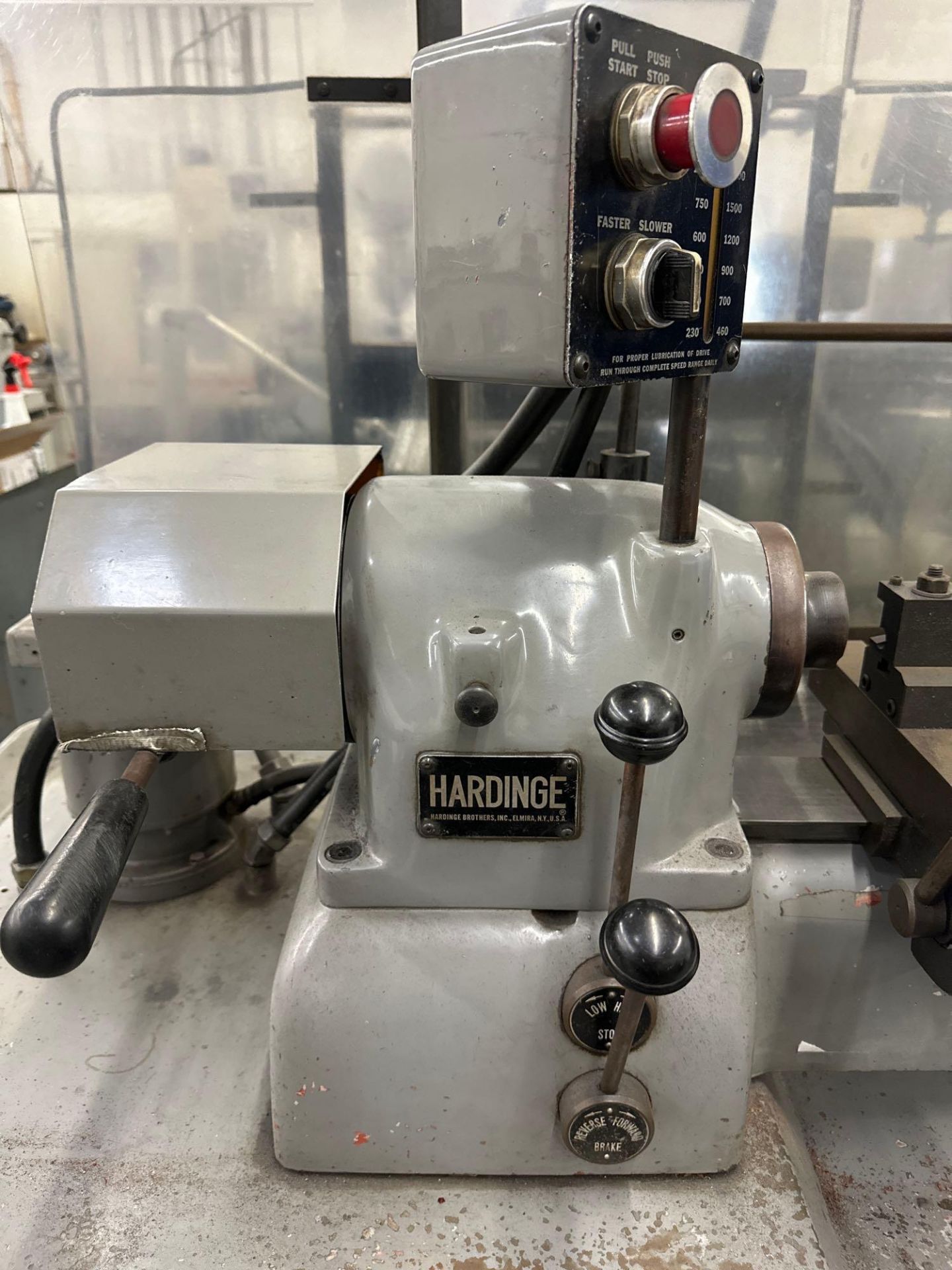 Hardinge DV-59/DSM-59 Dovetail Bed Lathe, 460v, 1hp, s/n DV-59-17376 - Image 5 of 10