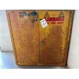 30 Gallon Justrite Flammable Liquids Storage Cabinet