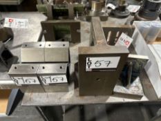 (2) V-Blocks & Assorted Angle Plates