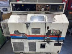 Takisawa TC-1 CNC Lathe, 12 Station Turret, Nose Piece, Tail Stock, Chip Conveyor, s/n TP04-07