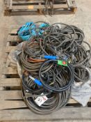 Assorted Hoses, Welding Torches, and Ground Wire