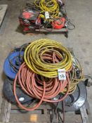 Assorted Welding Hoses w/ Reels and Air Hoses