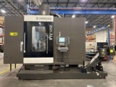 Hankook Model VTC125E Vertical Turning Center, Fanuc 32i-Model B Control, 24 Station ATC, Cat 50