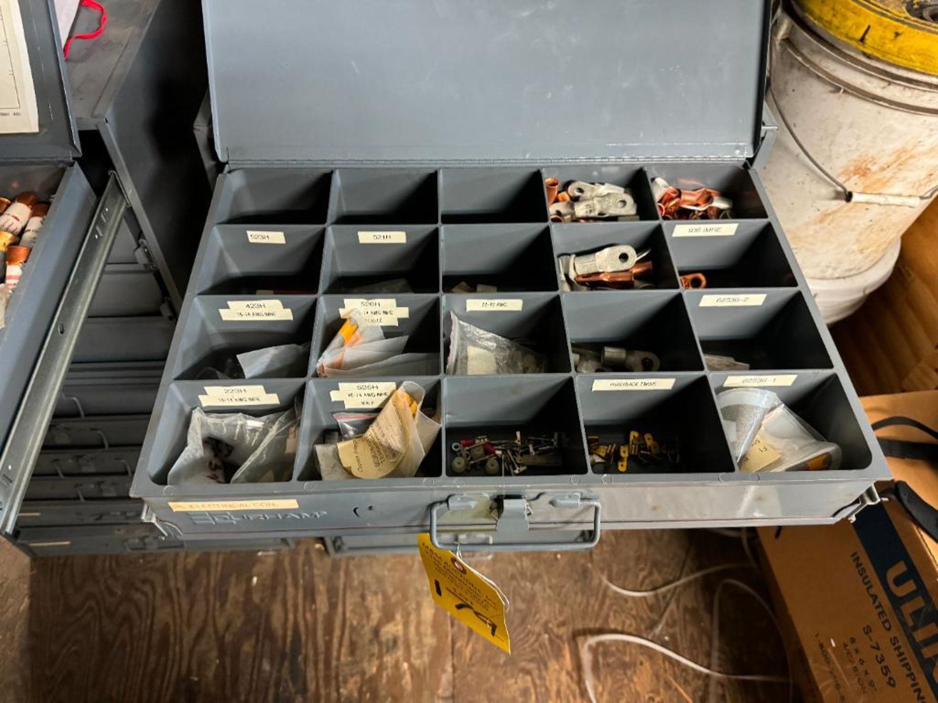 Contents of electric parts bins - Image 2 of 4