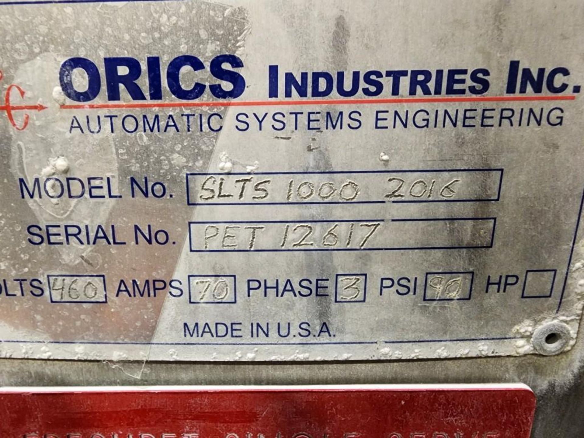 BULK BID- ORICS CUP FILLING/SEALING LINE - Image 75 of 81