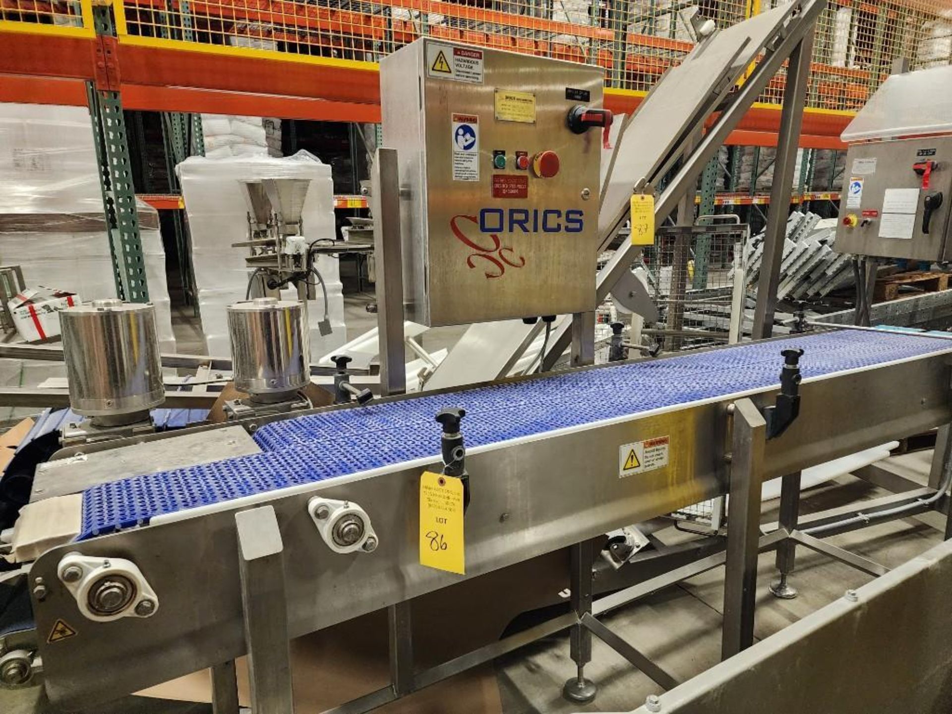 Orics Merge & Flip Conveyor System