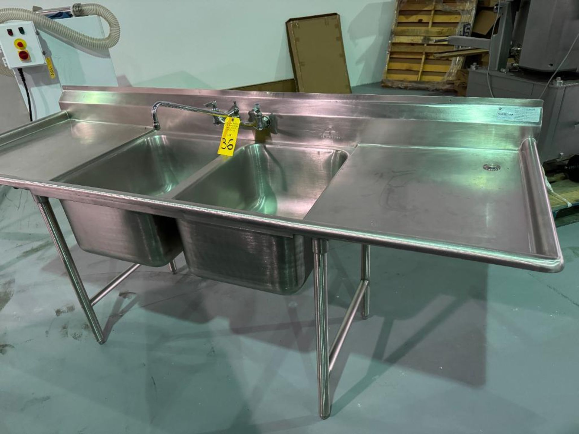 Stainless Steel Double Sink - Image 2 of 3