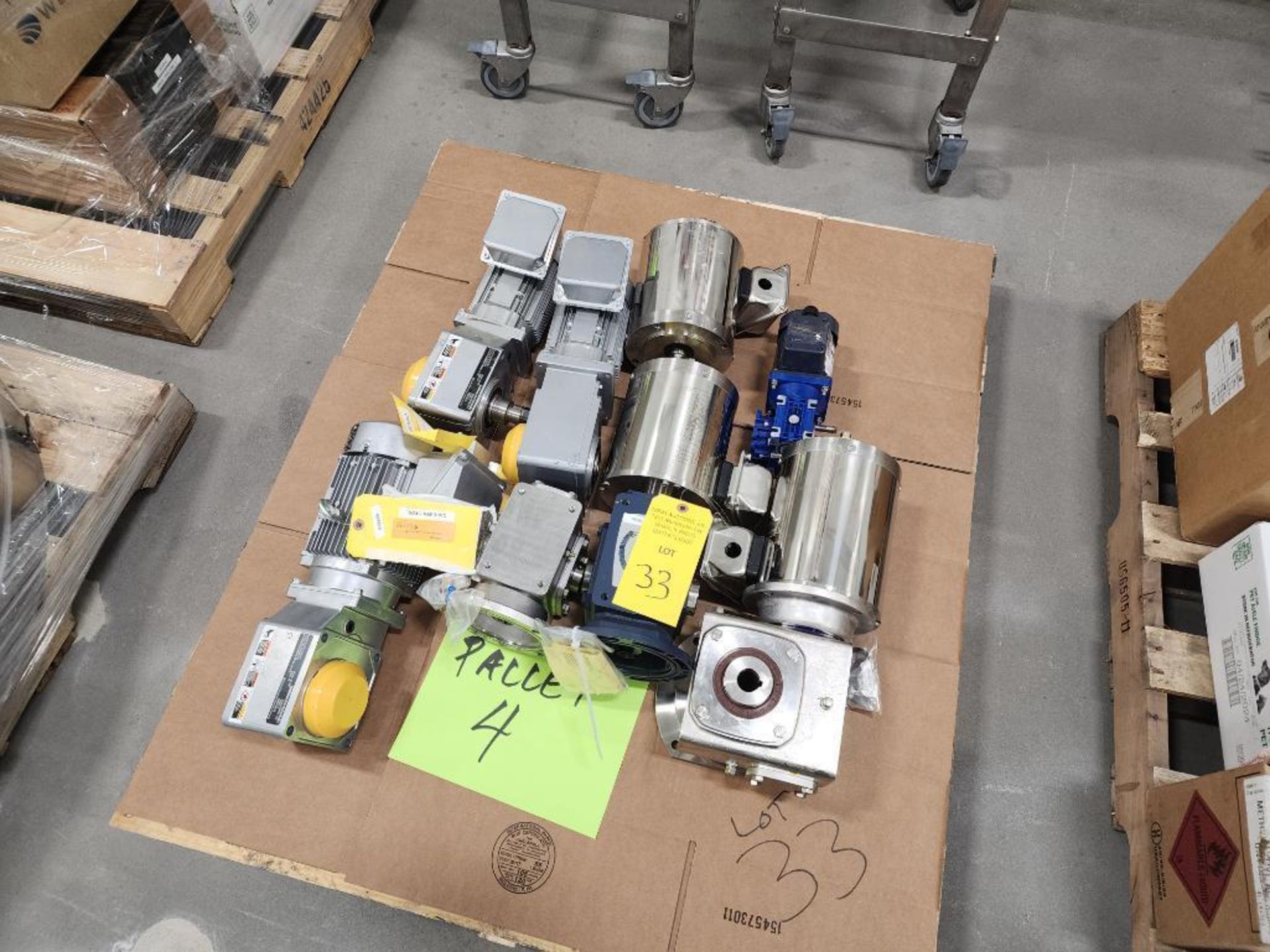 Spare Motors and Gearboxes