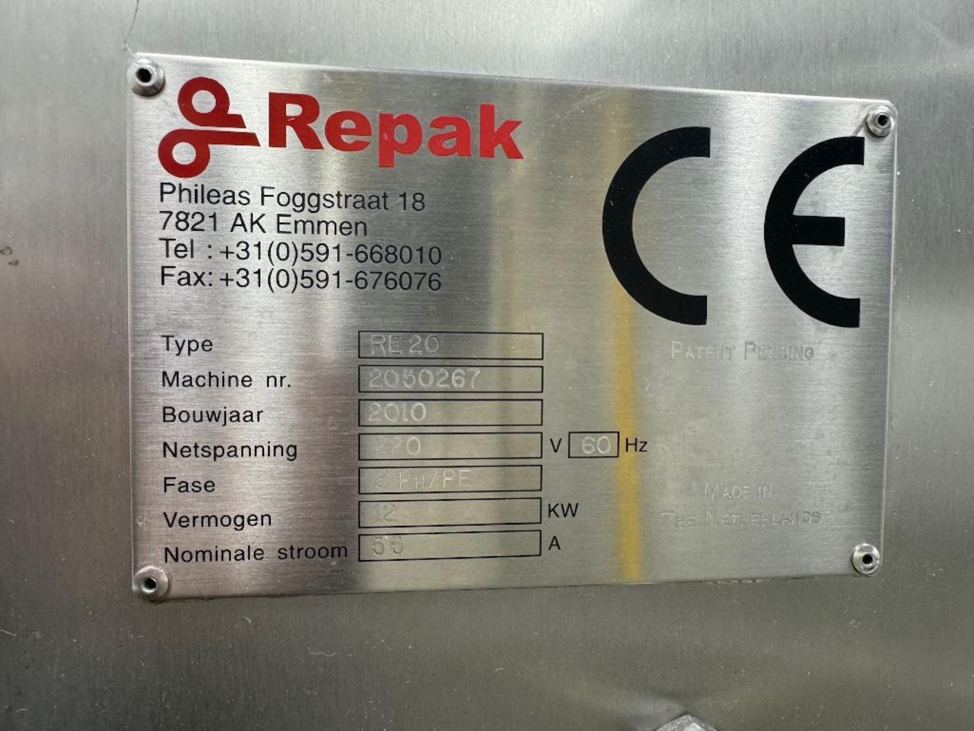 Repack RE 20 Rollstock Packaging Machine - Image 6 of 24