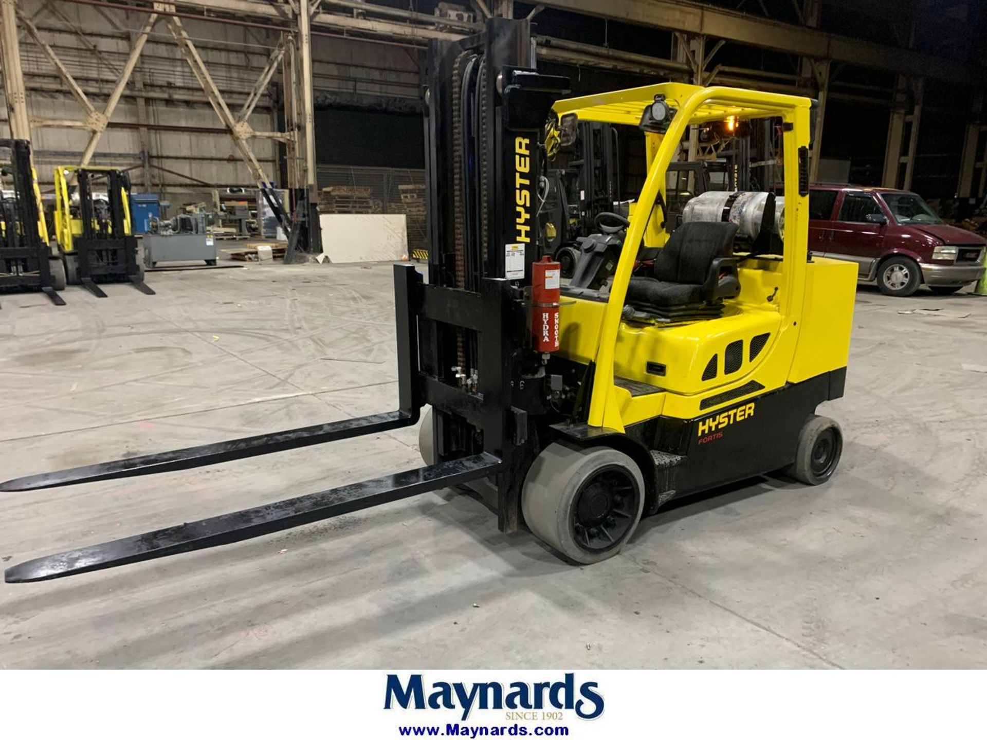 2019 HYSTER S120FTPRS 12,000 POUND CAPACITY FORKLIFT TWO STAGE MAST