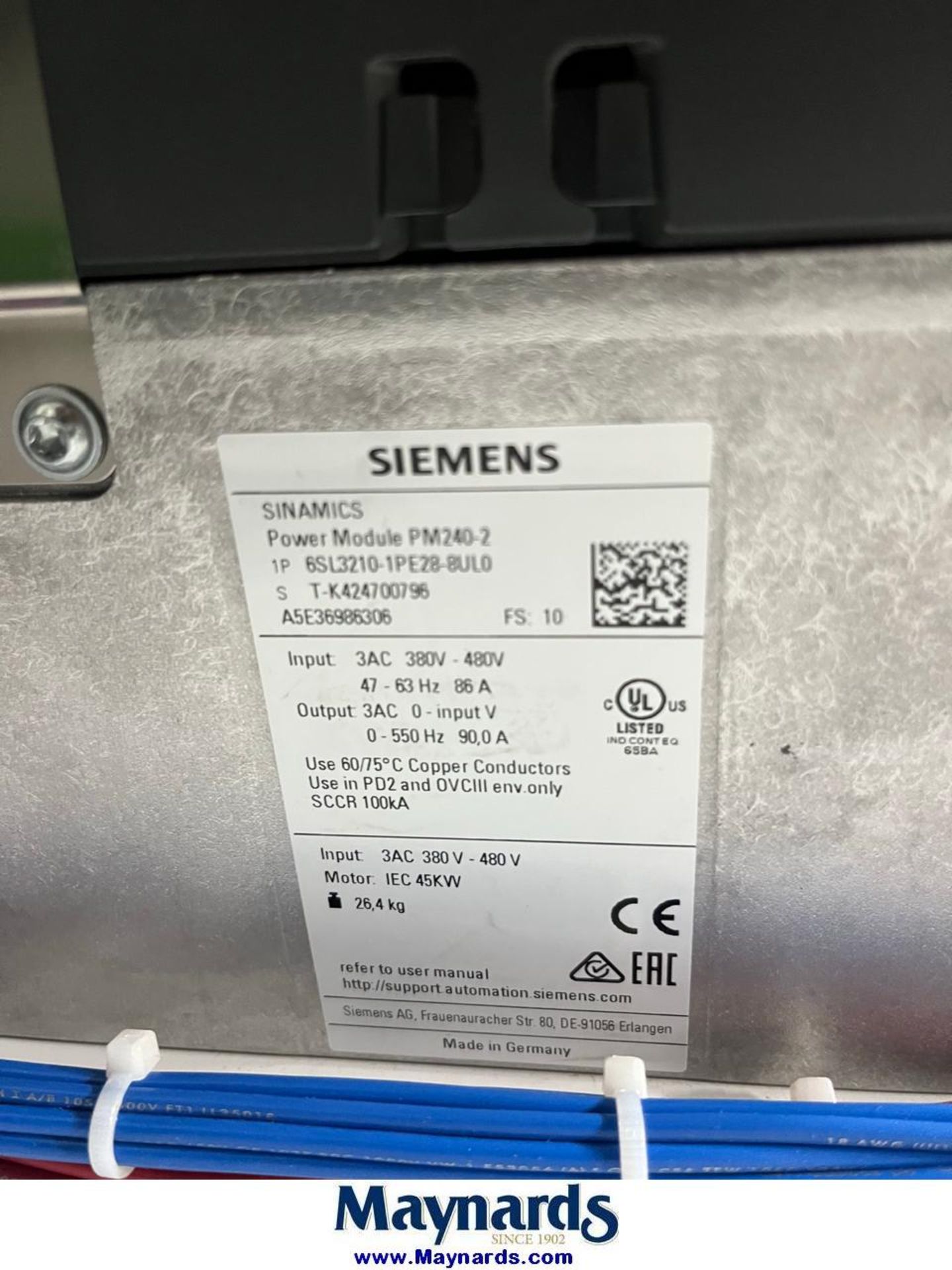SIEMENS TIASTAR MCC SECTION WITH DRIVES MANUFACTURED 2018 - Image 10 of 13