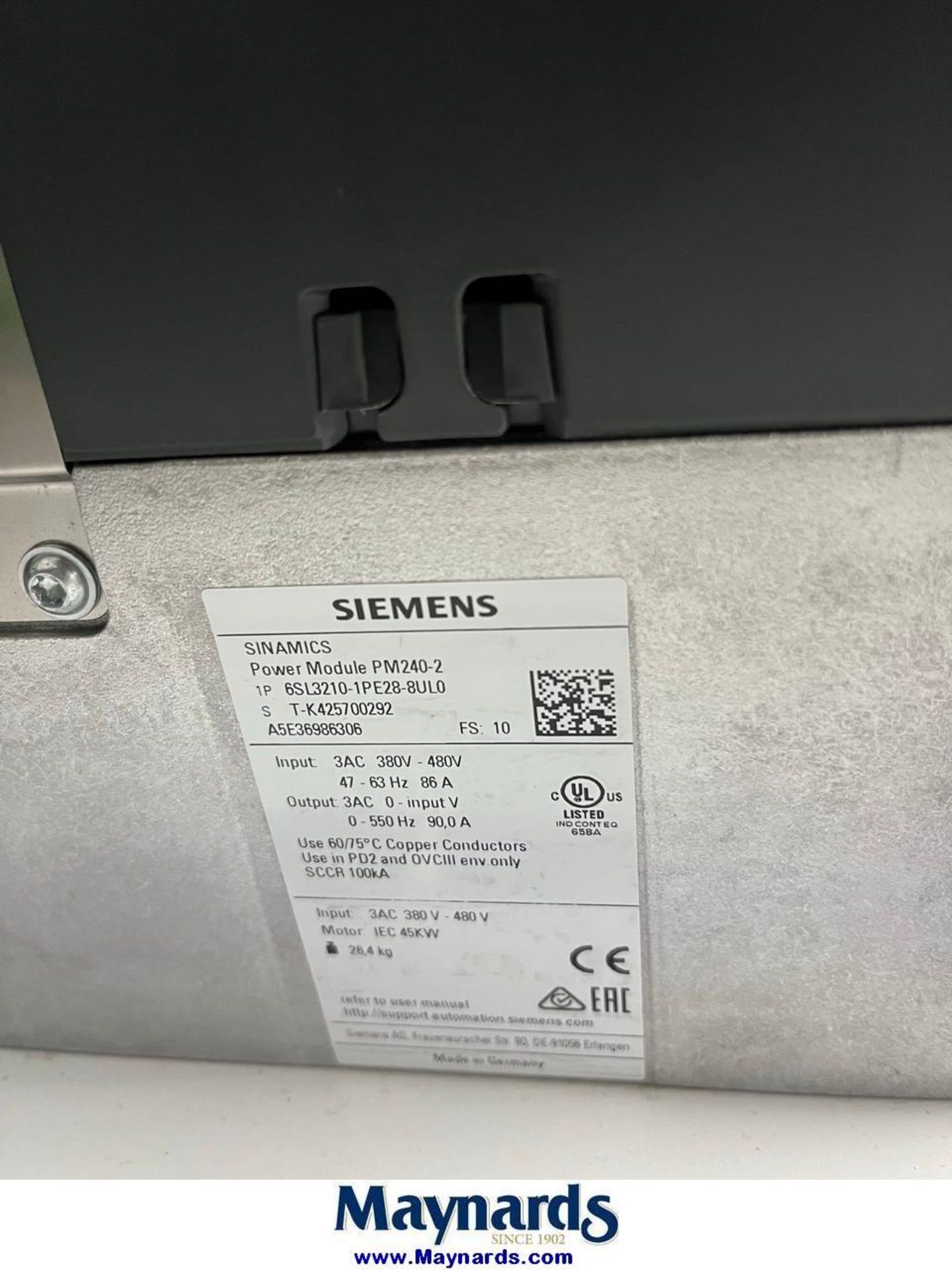 SIEMENS TIASTAR MCC SECTION WITH DRIVES MANUFACTURED 2018 - Image 13 of 13