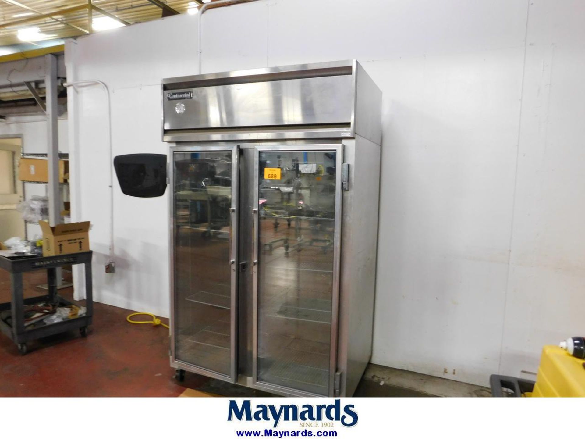 Continental 2P-GD 2-door freezer,