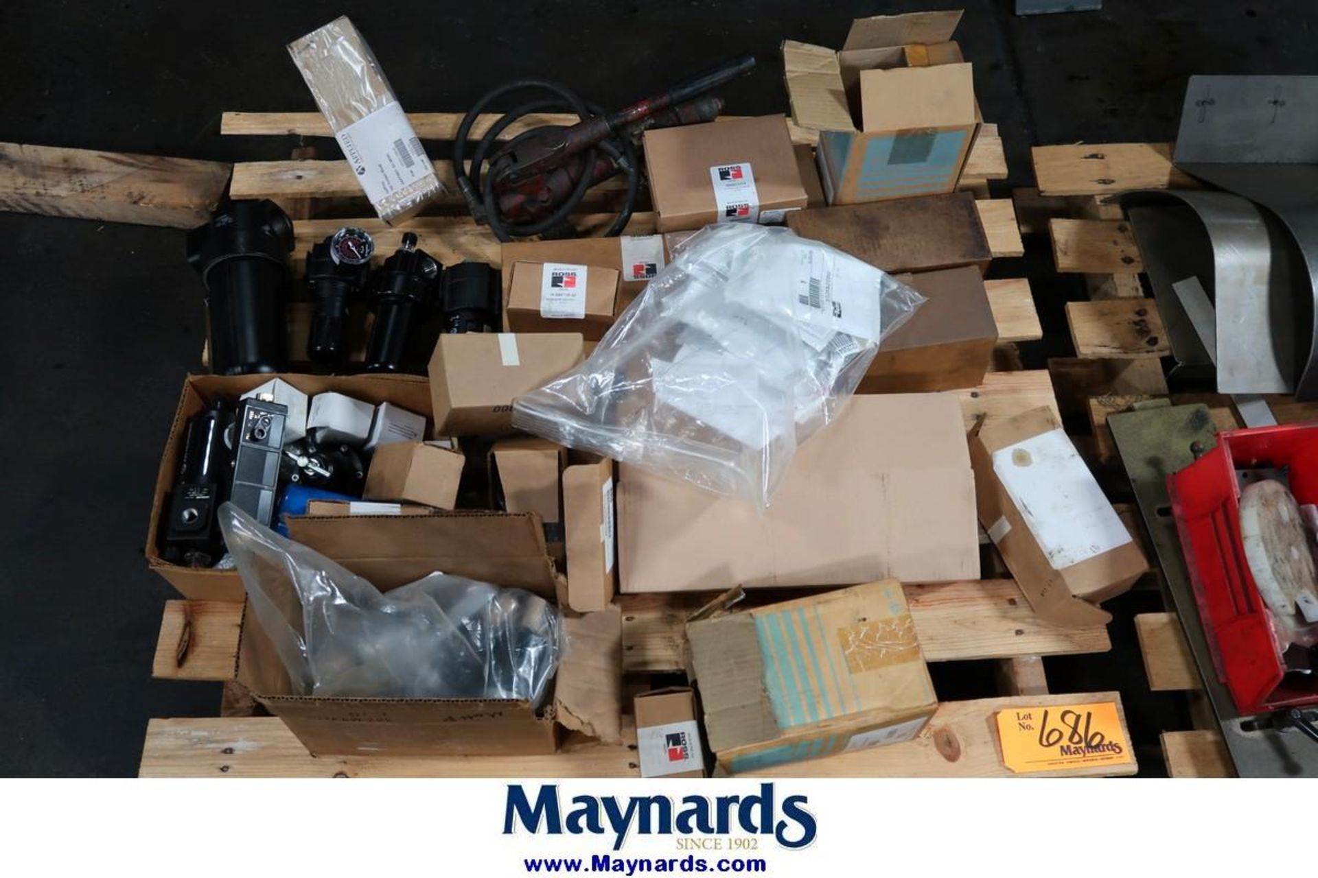 Pallets of Assorted Mac Air Valves, Parker Hydraulic Cylinders, & Misc. Spare Parts - Image 5 of 5