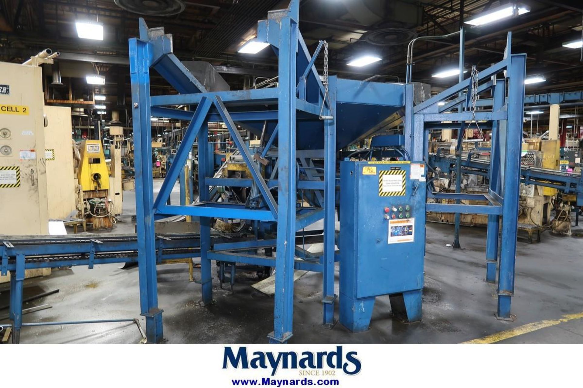 Steel Bin Hydraulic Tipping Stands with Shaker Conveyors - Image 11 of 19