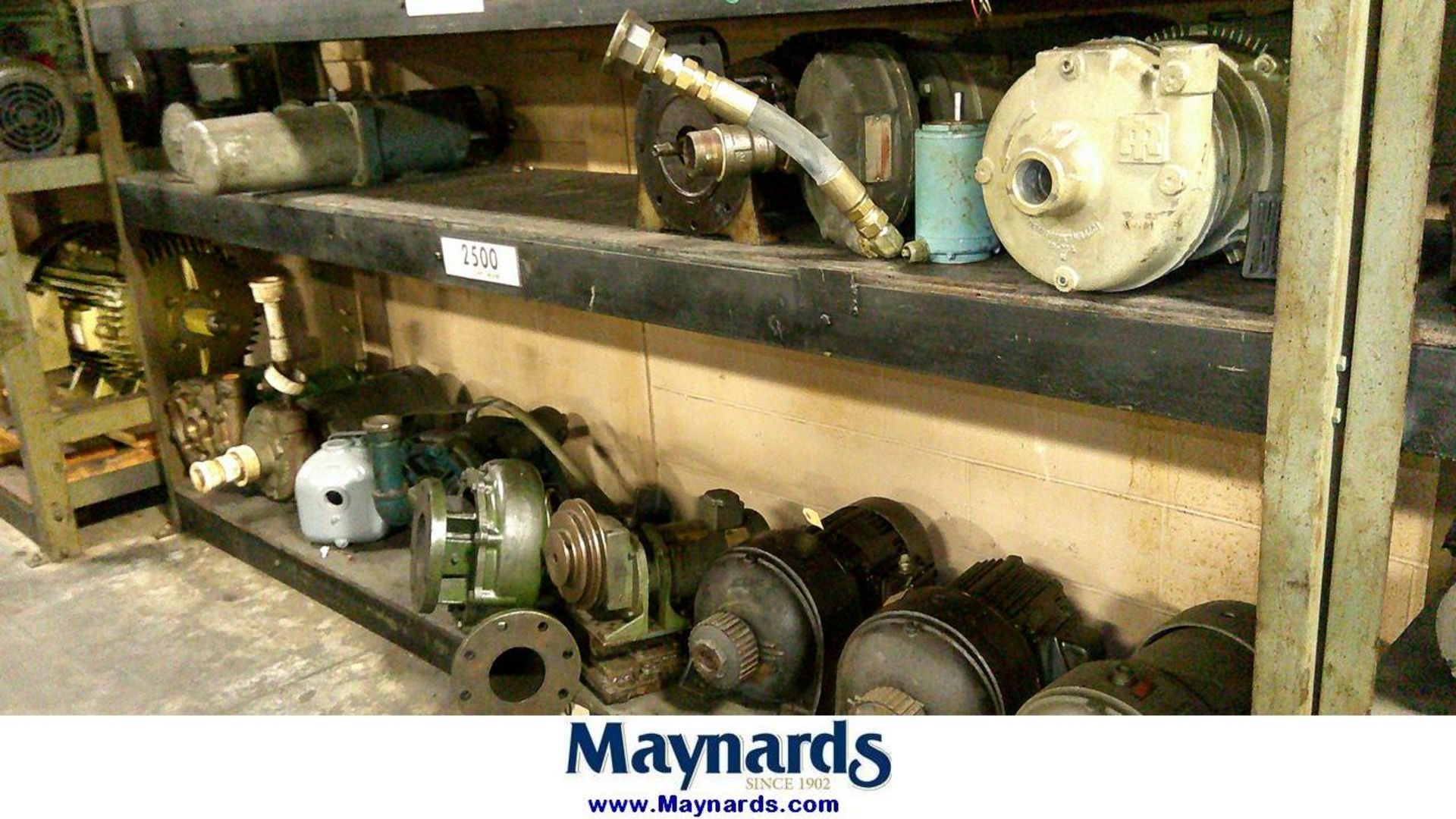 5-Tier Heavy Duty Rack with Remaining Contents of Motors & Centrifugal Pumps - Image 5 of 5