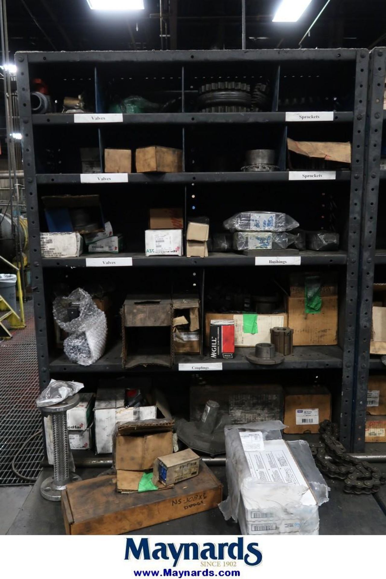 Adjustable Steel Shelving Units with Contents of Heat Treat Spare Parts - Image 13 of 16