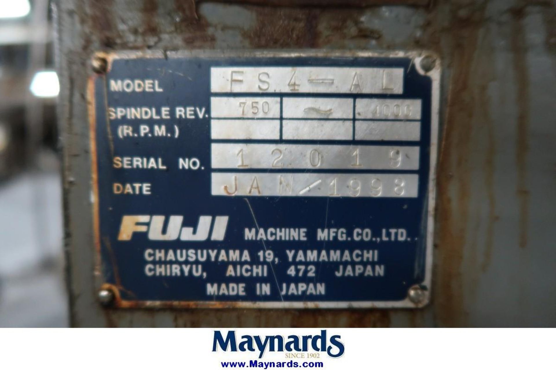 1998 Fuji FS4-AL CNC Box Way Lathe - Image 10 of 10
