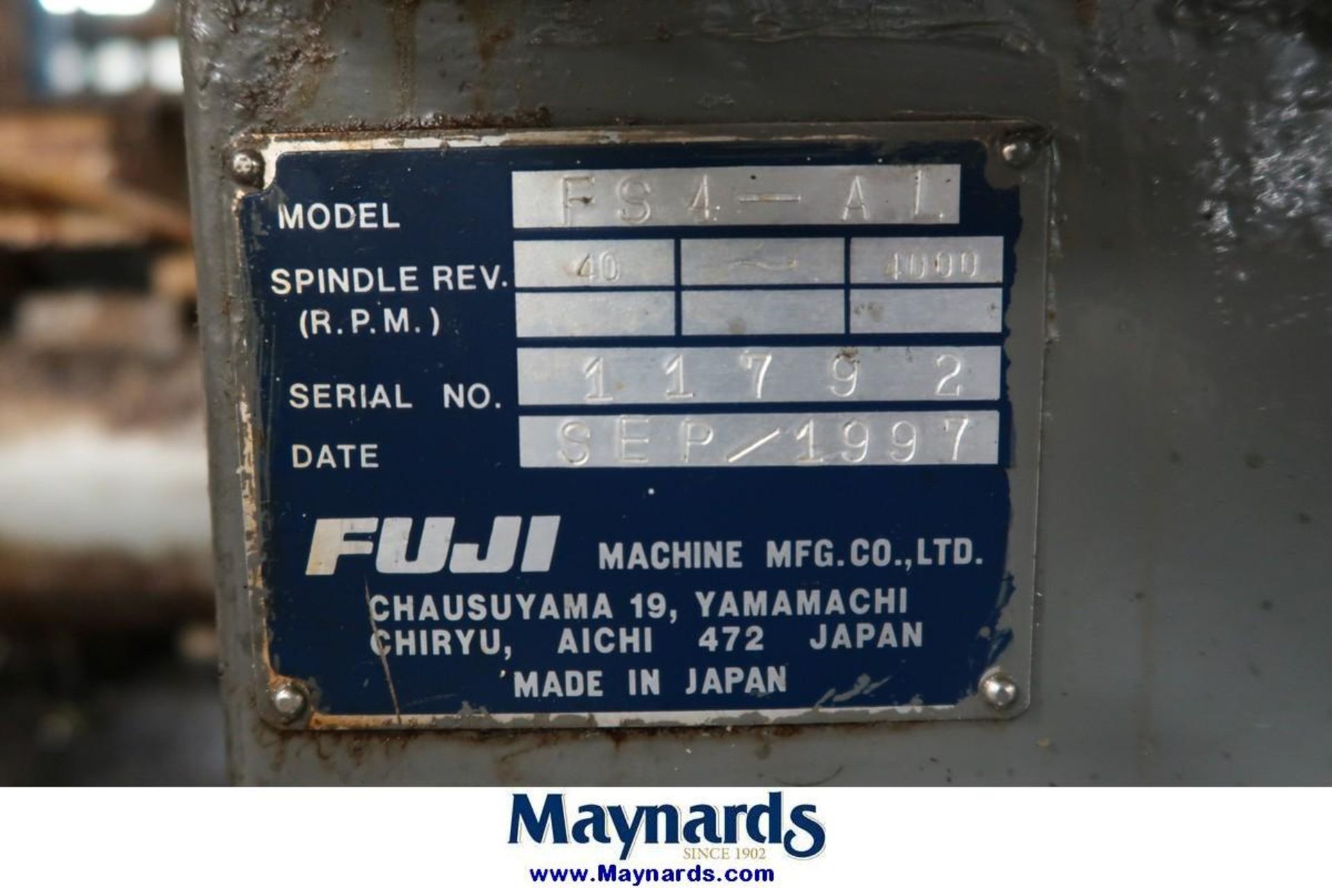 1997 Fuji FS4-AL CNC Box Way Lathe - Image 12 of 12