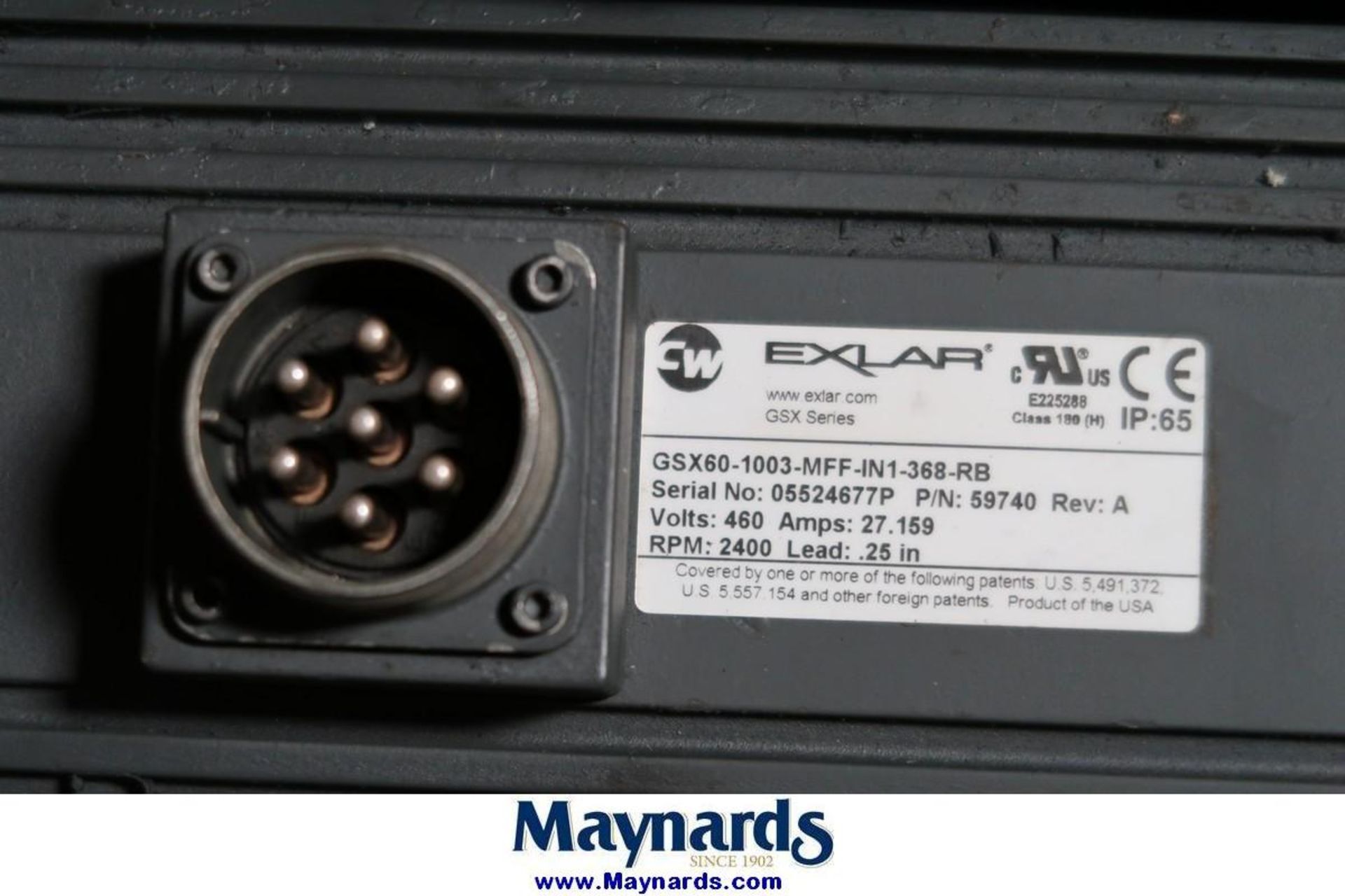 { Group of lots: 672, 673, 674 } Exlar GSX60-1003-MFF-IN1-368-RB 2400 ...