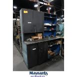 Adjustable Steel Shelving Units with Contents of Heat Treat Spare Parts