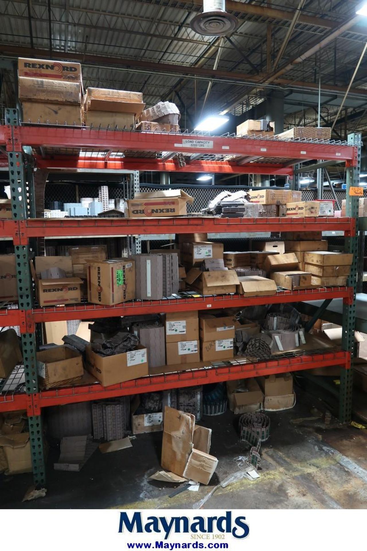 Sections of Pallet Racking with Contents of Assorted Plastic Link-Belt Conveyor & Conveyor Belting - Image 5 of 5