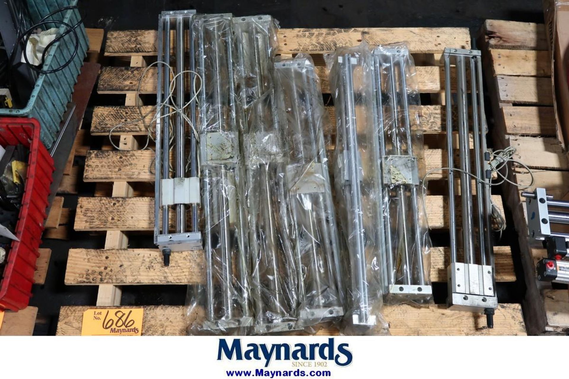 Pallets of Assorted Mac Air Valves, Parker Hydraulic Cylinders, & Misc. Spare Parts - Image 3 of 5