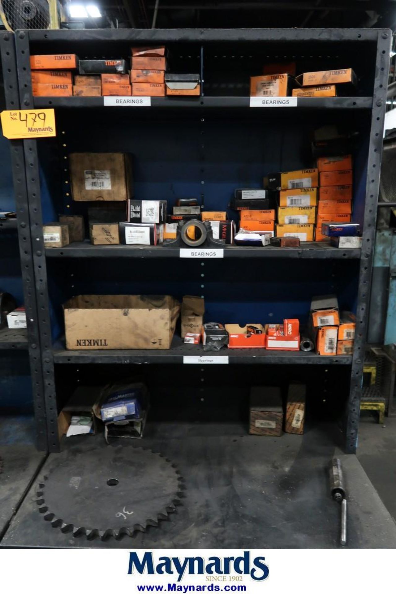 Adjustable Steel Shelving Units with Contents of Heat Treat Spare Parts - Image 11 of 16