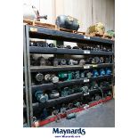 5-Tier Heavy Duty Rack with Remaining Contents of Motors & Gear Boxes