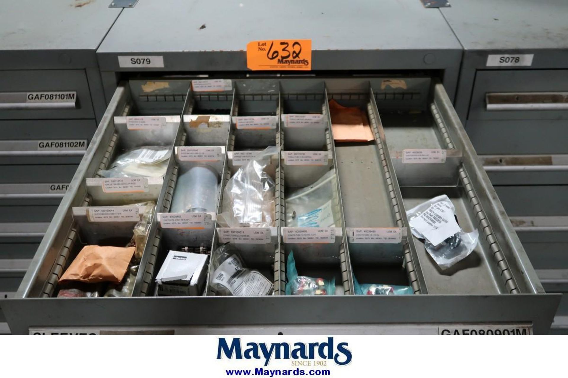 11-Drawer Heavy Duty Parts Cabinet - Image 2 of 12