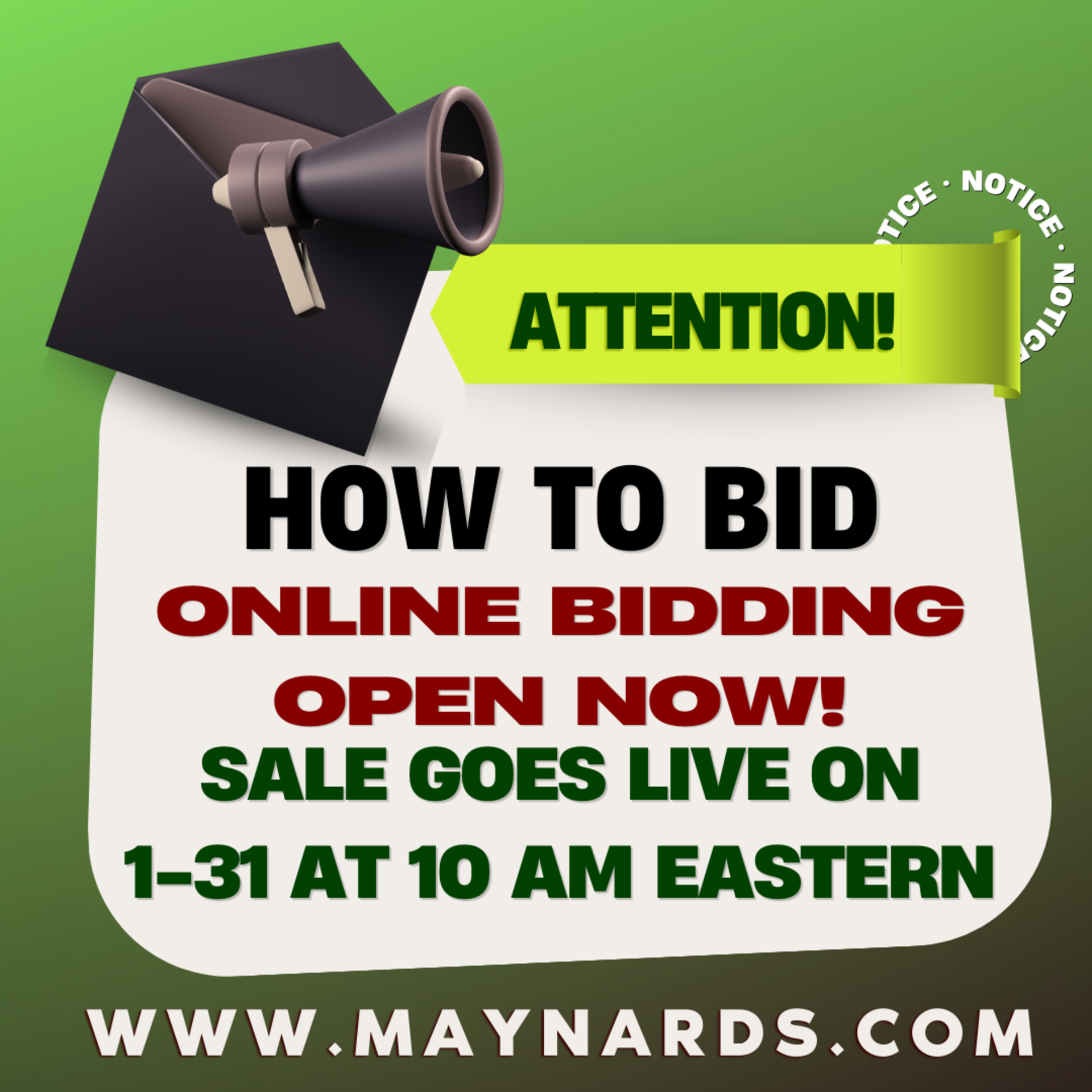 HOW TO BID