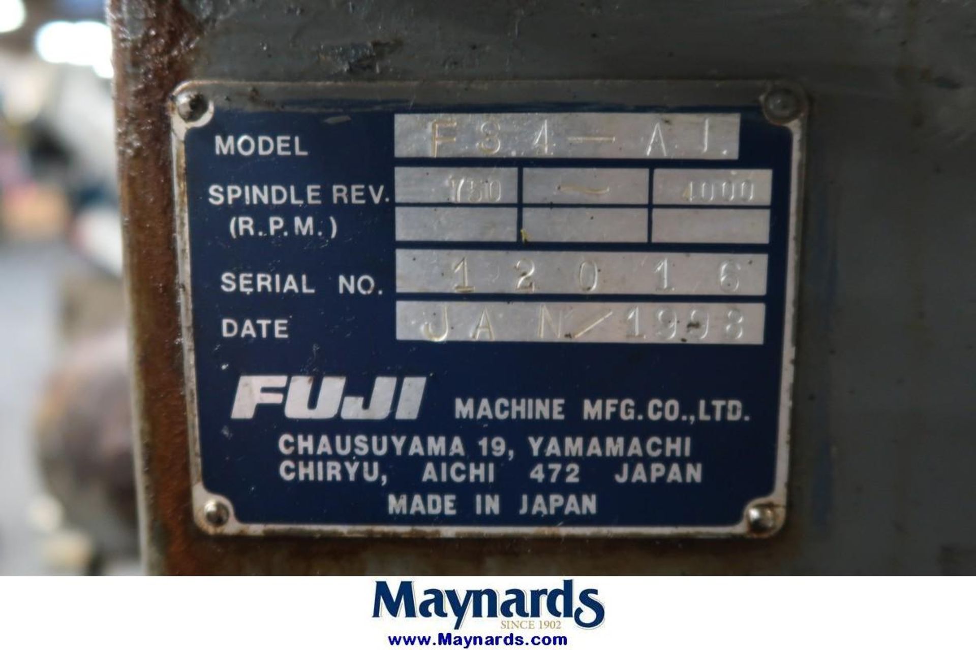 1998 Fuji FS4-AL CNC Box Way Lathe - Image 12 of 12