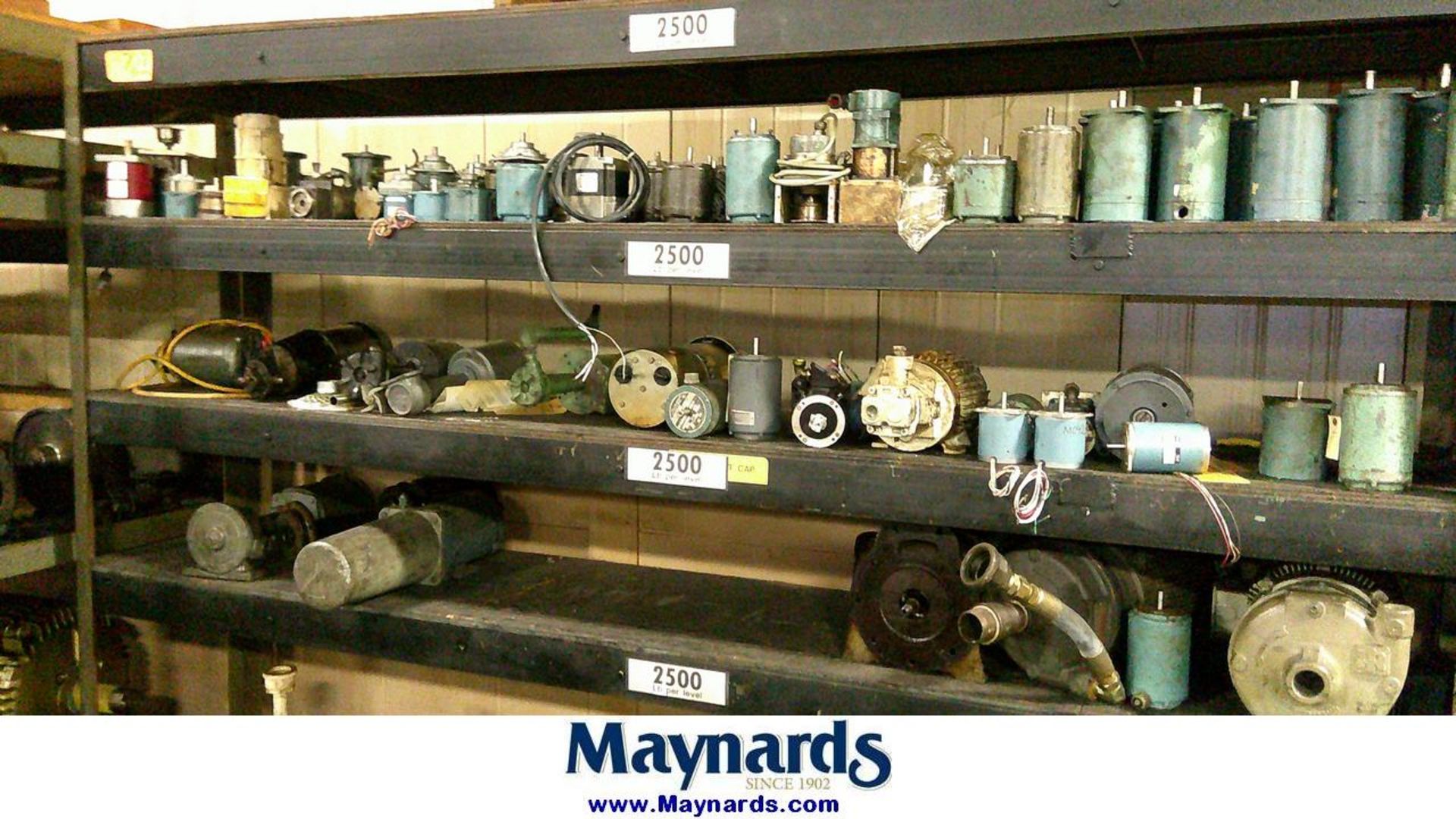 5-Tier Heavy Duty Rack with Remaining Contents of Motors & Centrifugal Pumps - Image 2 of 5