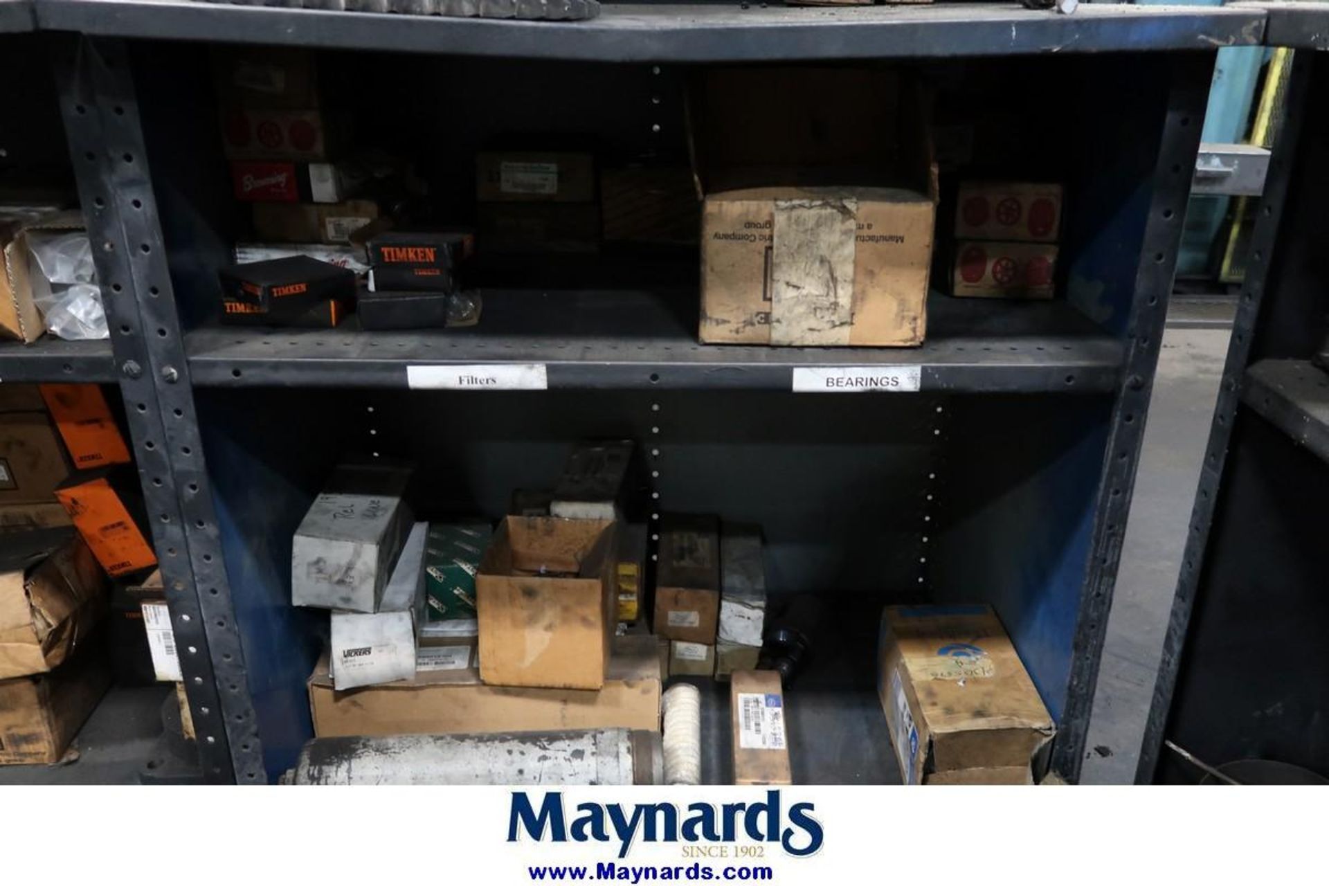 Adjustable Steel Shelving Units with Contents of Heat Treat Spare Parts - Image 12 of 16