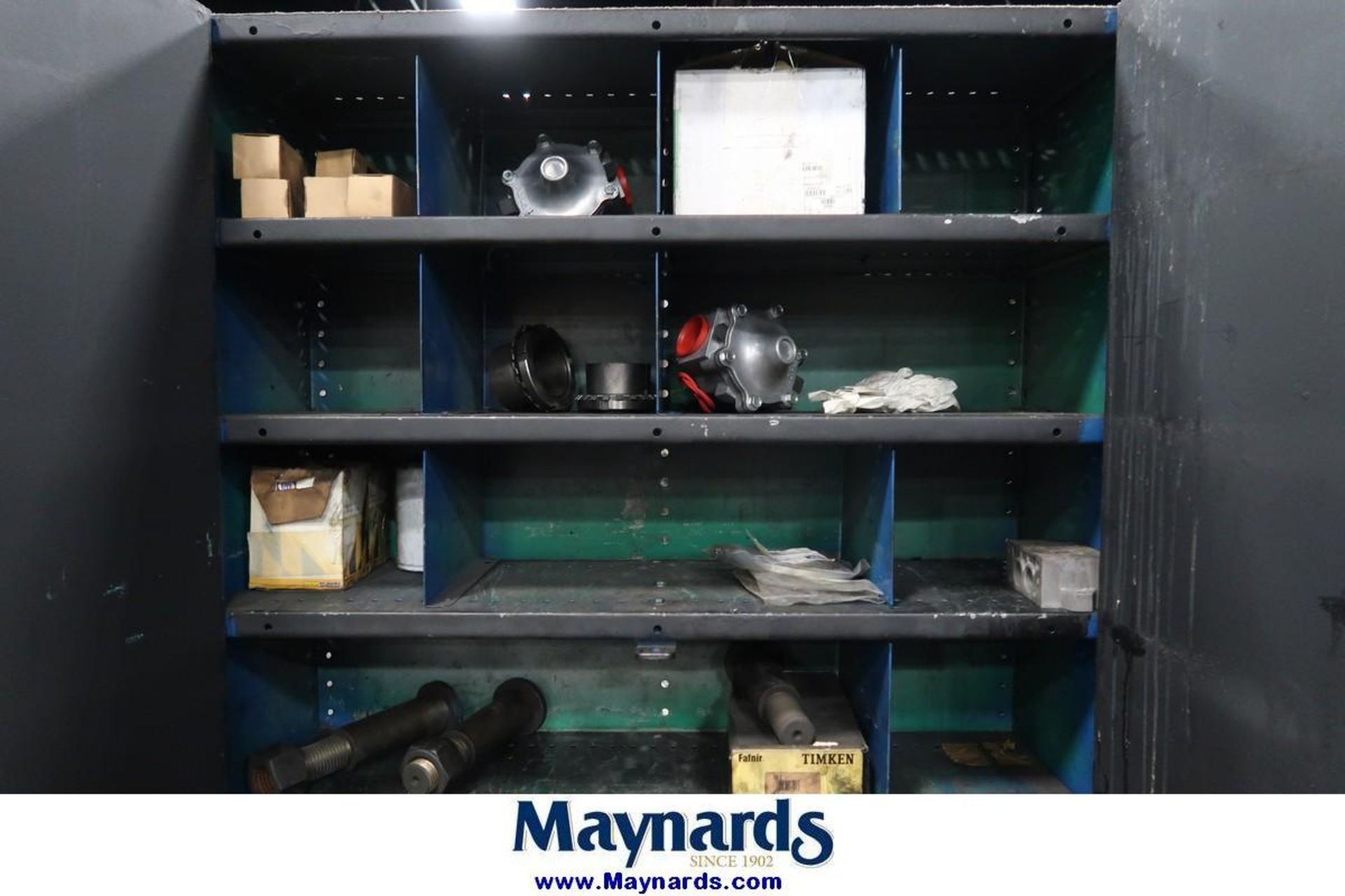 Adjustable Steel Shelving Units with Contents of Heat Treat Spare Parts - Image 4 of 16