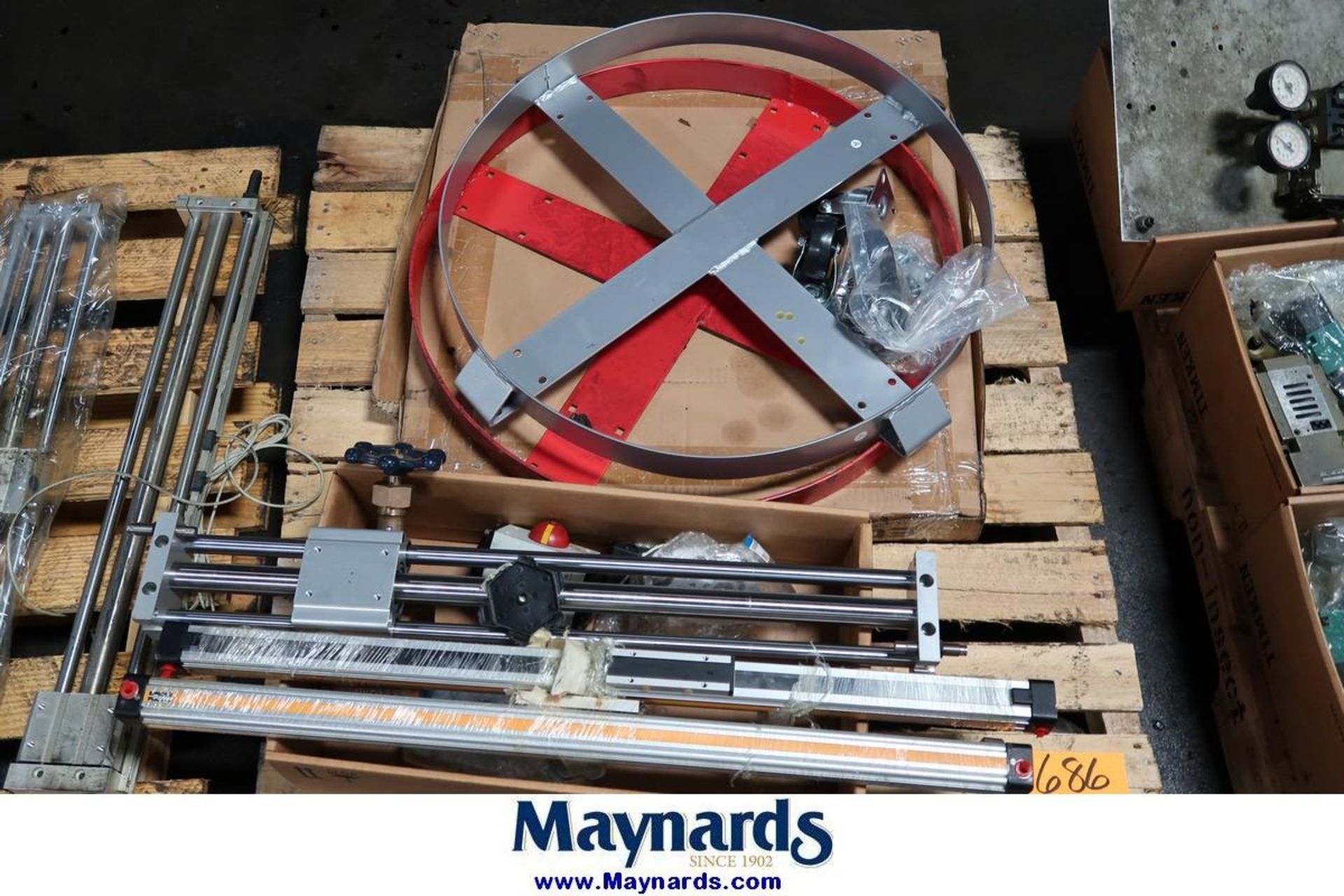 Pallets of Assorted Mac Air Valves, Parker Hydraulic Cylinders, & Misc. Spare Parts - Image 2 of 5