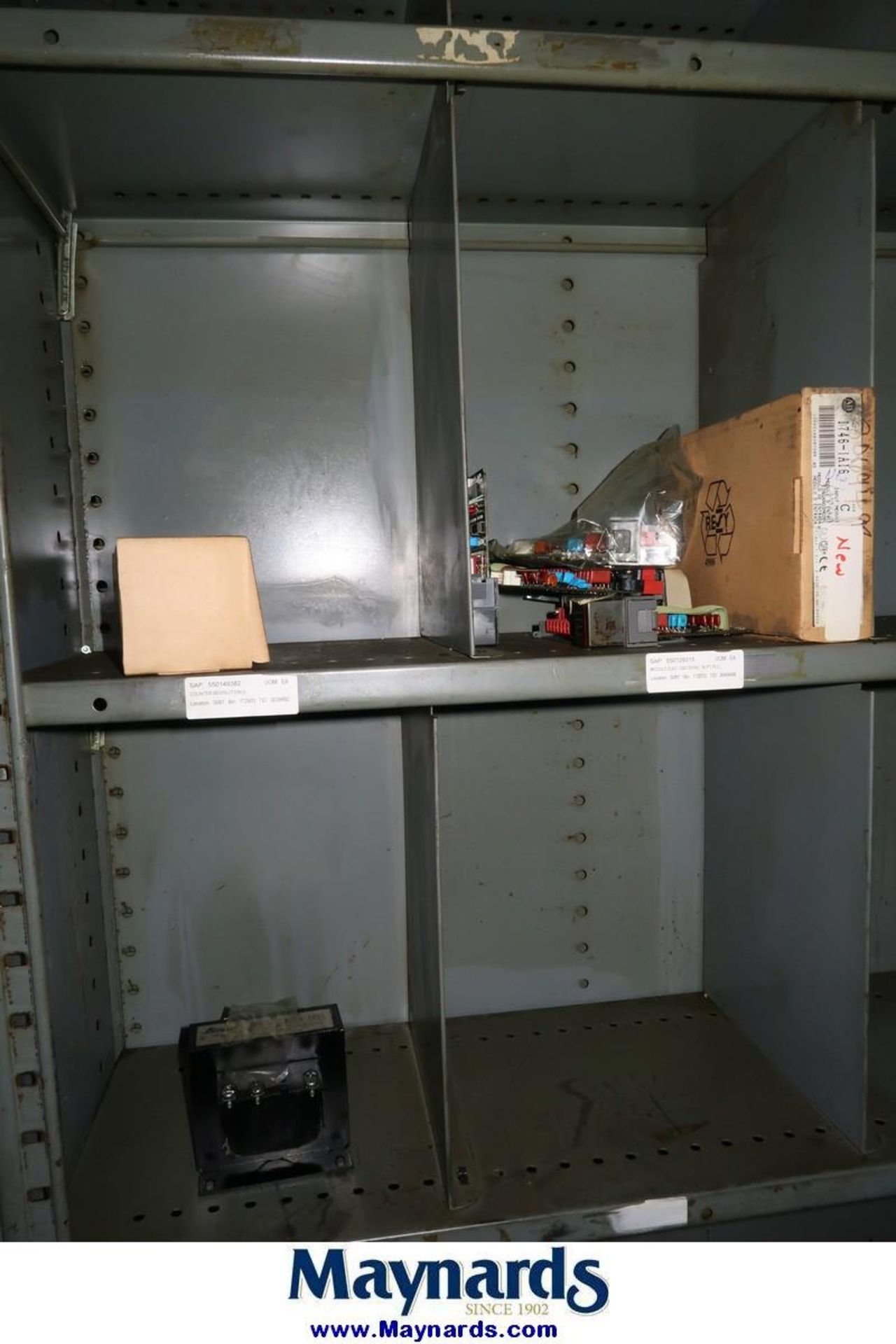 Adjustable Shelving Units with Contents of Spare Parts - Image 17 of 21