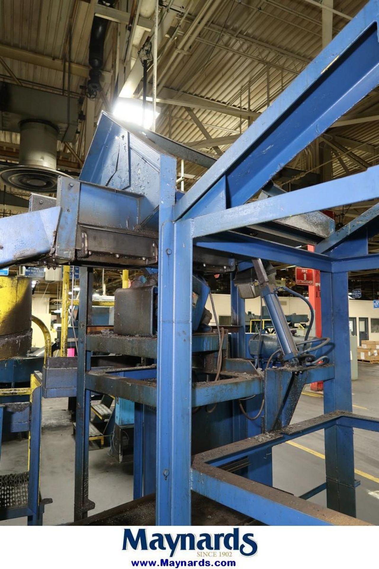 Steel Bin Hydraulic Tipping Stands with Shaker Conveyors - Image 8 of 19