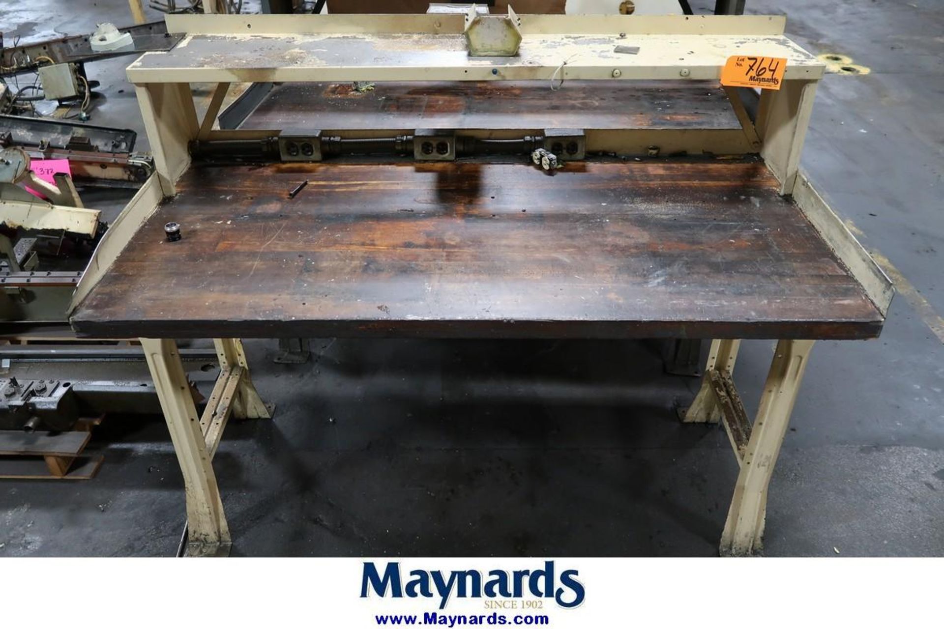 Wood Top Work Benches - Image 2 of 2