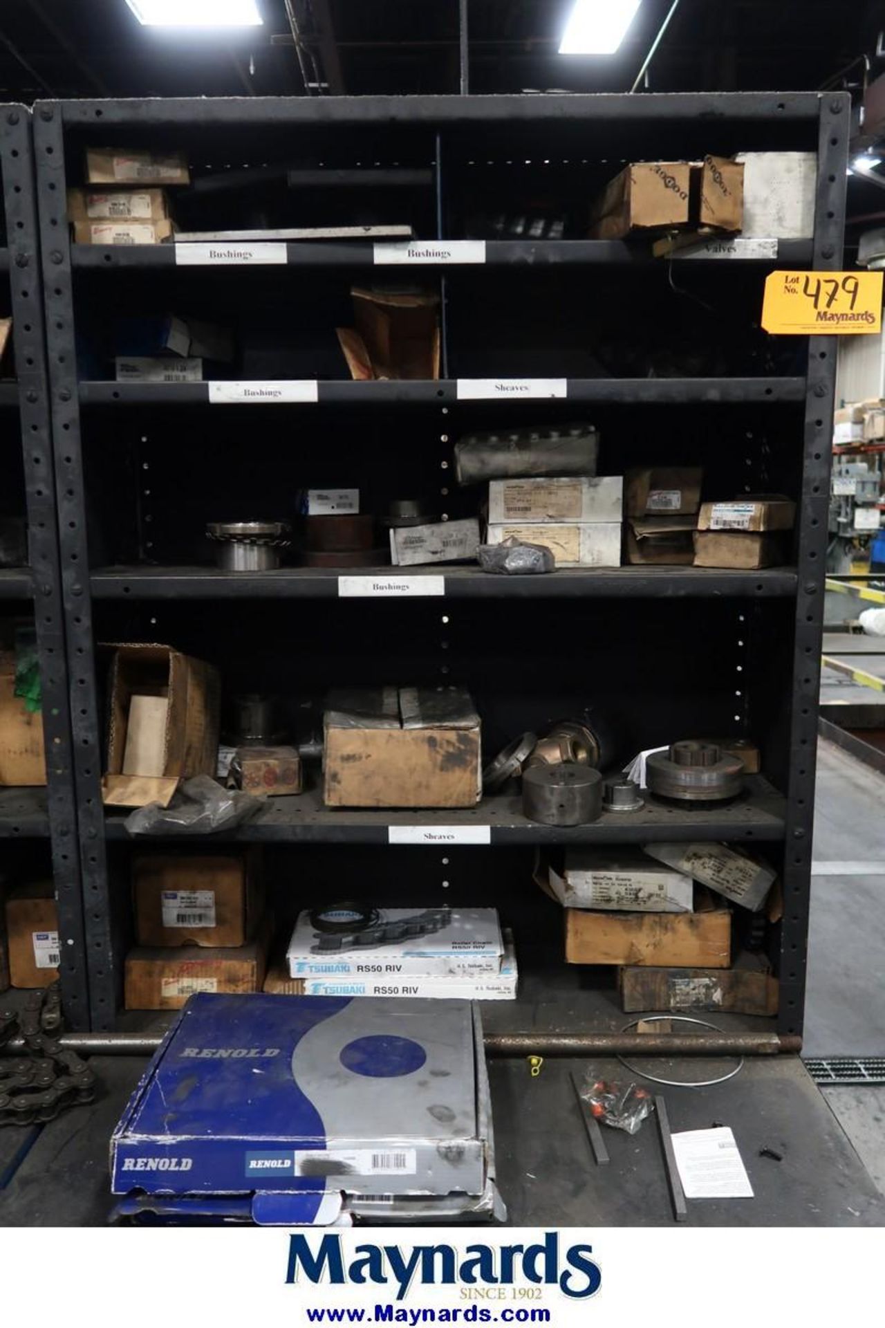 Adjustable Steel Shelving Units with Contents of Heat Treat Spare Parts - Image 15 of 16