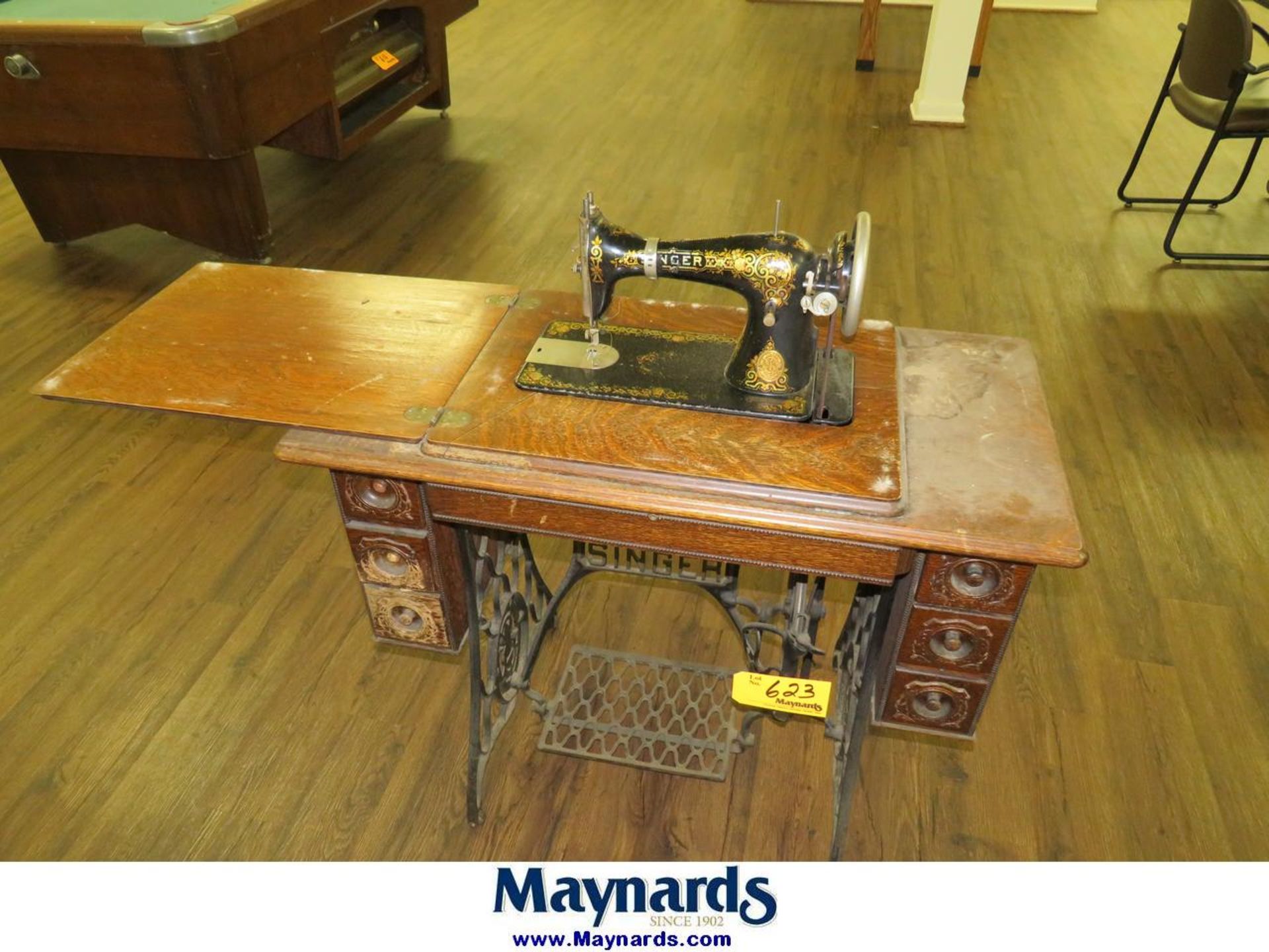 Singer Antique Sewing Table - Image 2 of 13