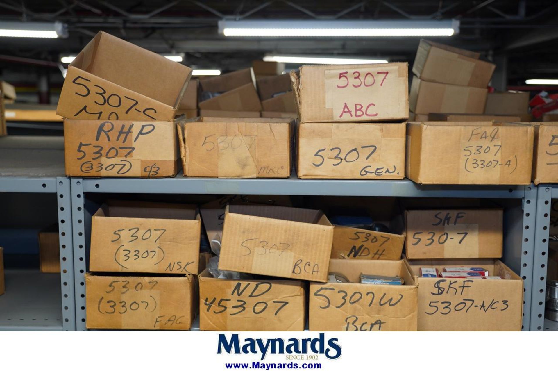 Lot of Assorted RHP,GEN,FAG,ABC,MRC, NSK,BCA, FAF,SKF,Steyr, Open Double Row Bearings - Image 2 of 7