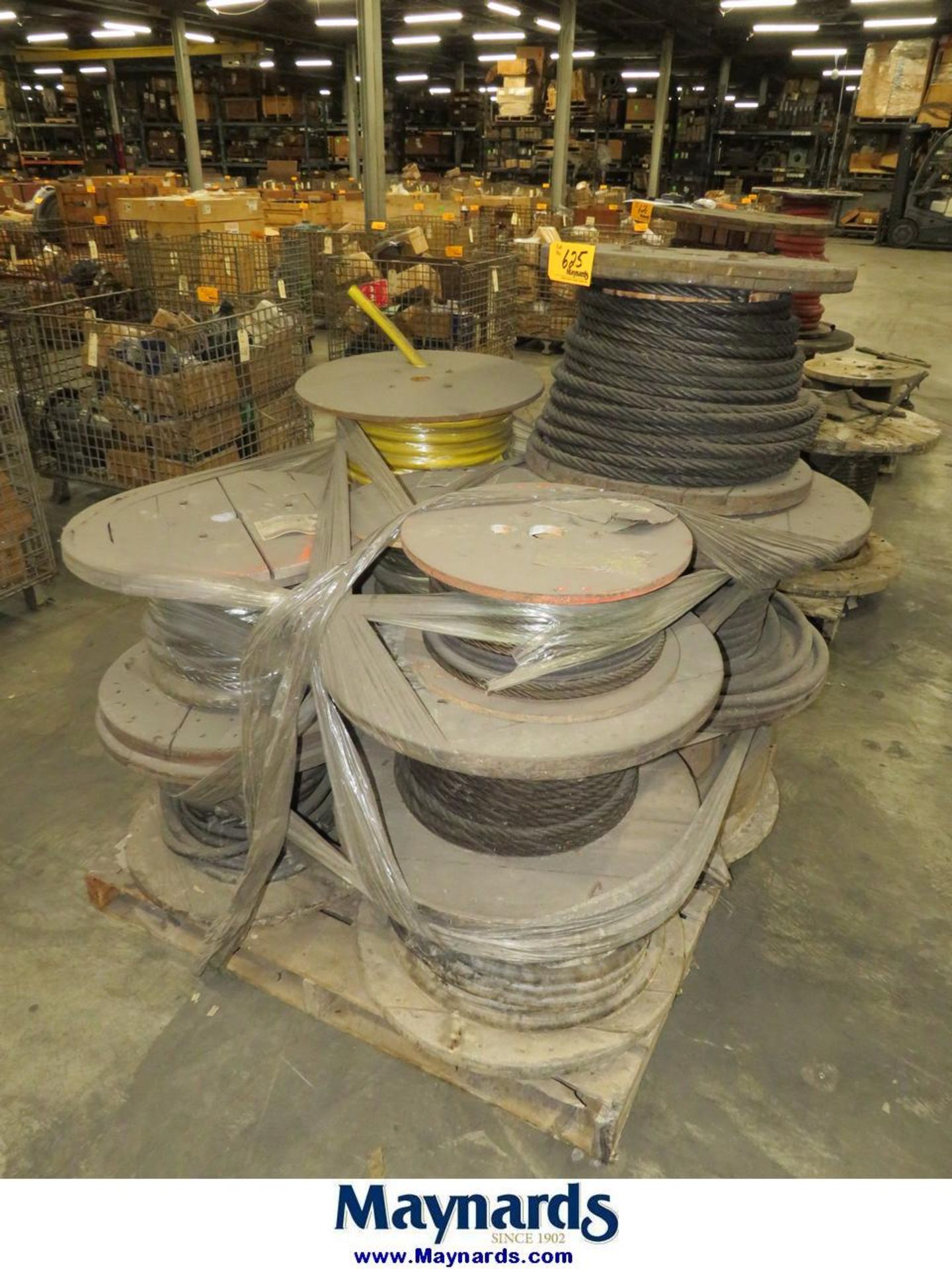 Lot of (11) Spools Material on One Pallet - Image 2 of 11