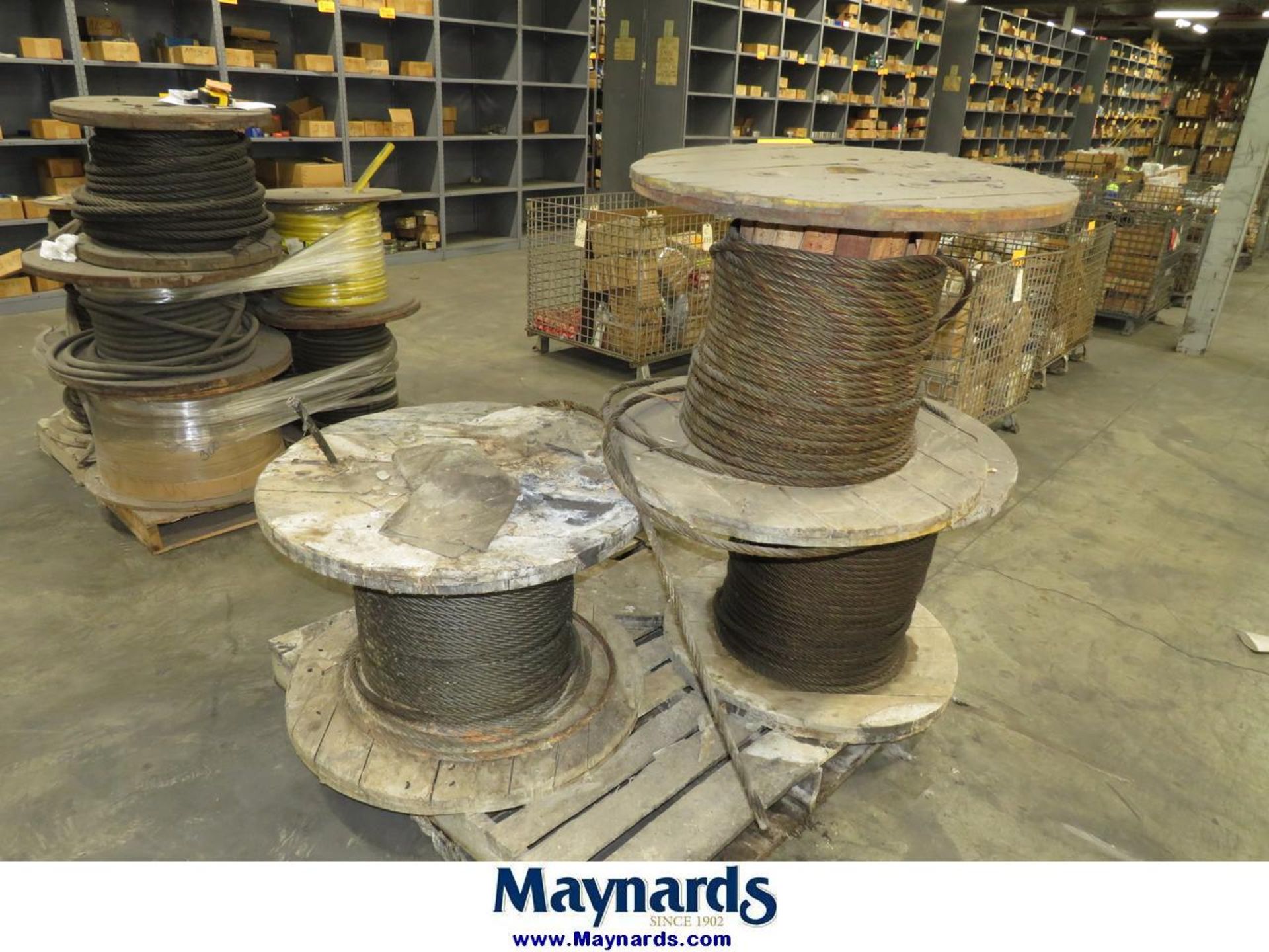Lot of (3) Spools Braided Wire on One Pallet - Image 3 of 3