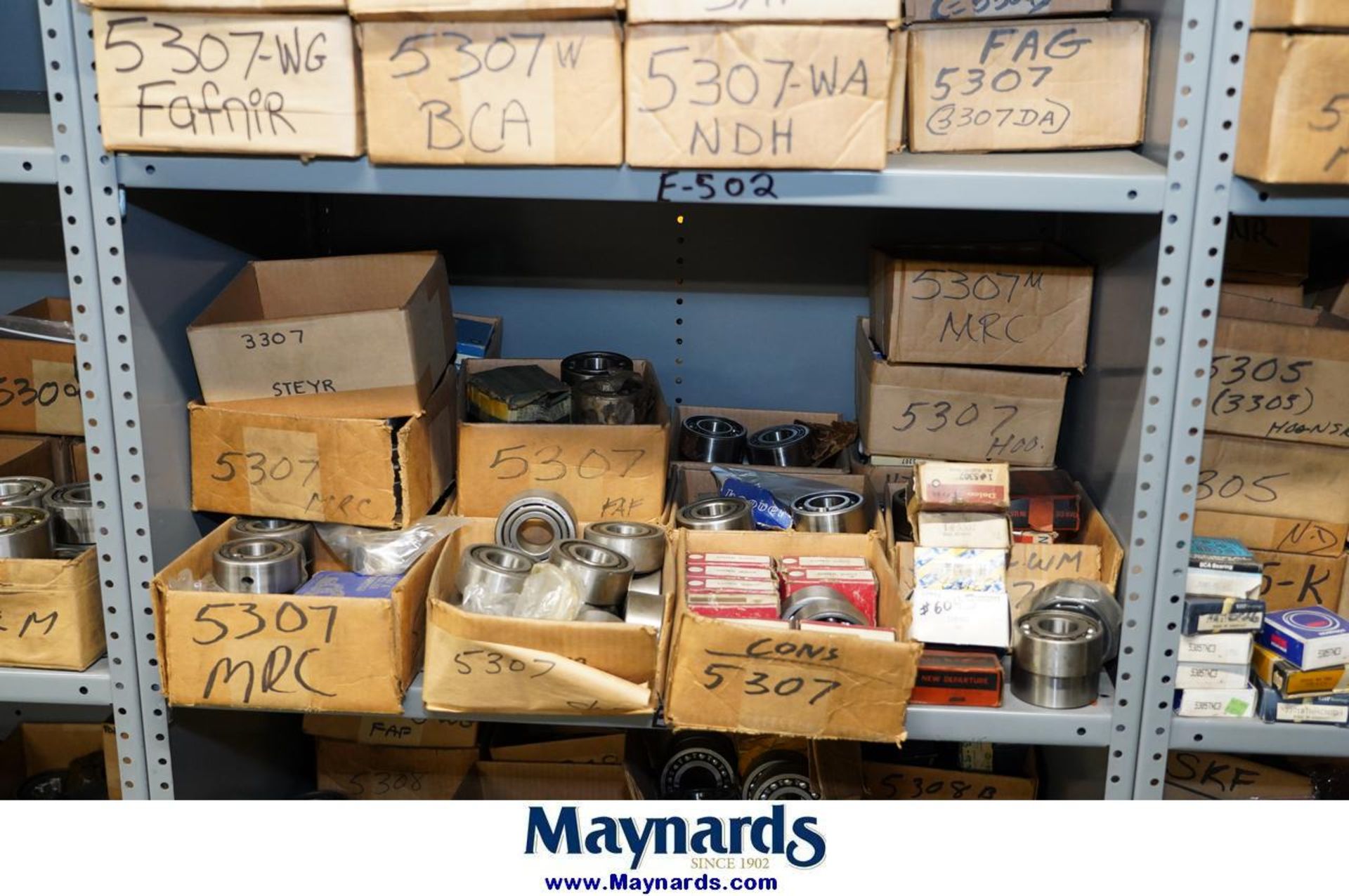 Lot of Assorted RHP,GEN,FAG,ABC,MRC, NSK,BCA, FAF,SKF,Steyr, Open Double Row Bearings - Image 5 of 7