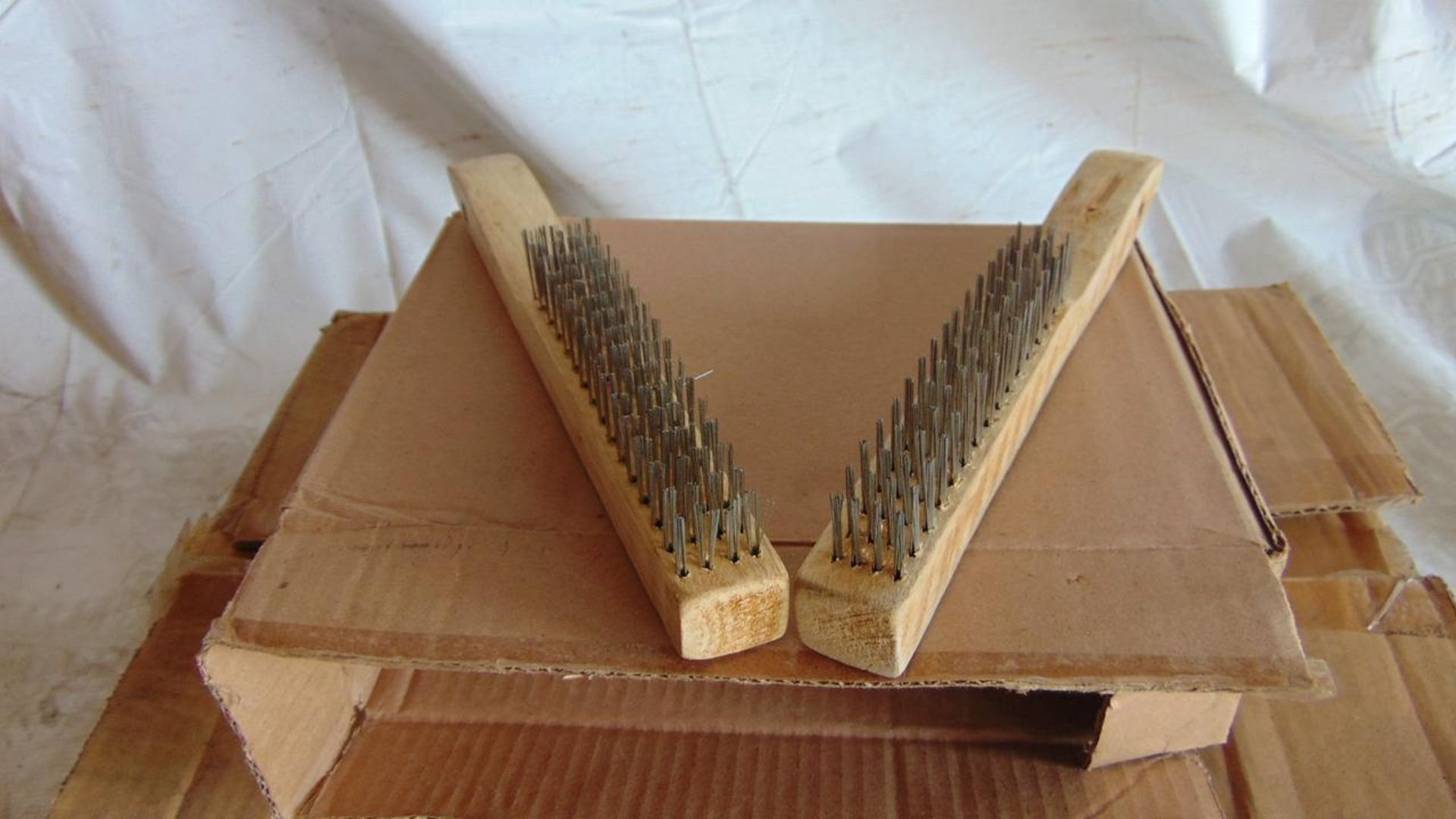 Wire Brush with Steel Bristles