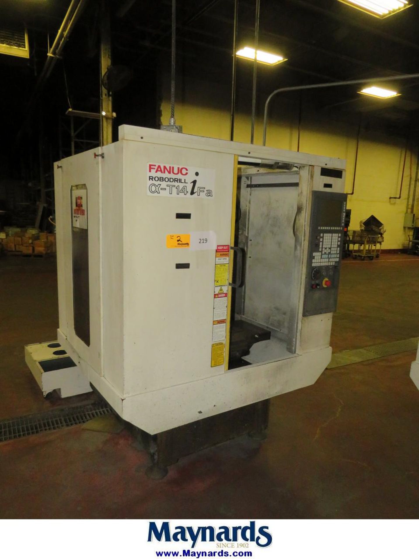 2010 Fanuc Alpha-T14iFa Robodrill CNC Vertical Machining Center - Image 2 of 15